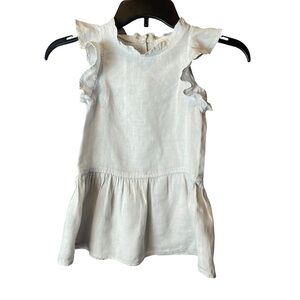 Bella Dahl Girls Linen Dress 2/3 years old